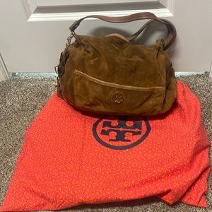 Tory Burch suede bag